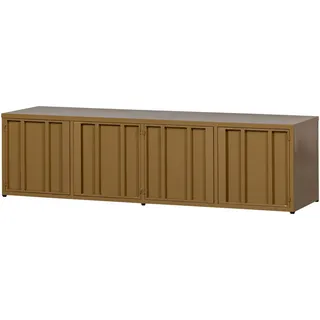 Woood Level TV-Lowboard 160 cm Honiggelb Metall