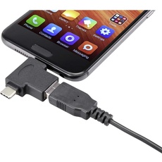 Bild von USB 3.2 Gen 1 (USB 3.0) Adapter [1x USB-C® Stecker, USB 2.0 Stecker Micro-B - 1x USB 3.2 Gen 2 Buchse A (USB
