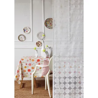 APELT Vorhang APELT "Samba" Gr. 1, grau, B:122cm H:245cm, Ausbrenner, Polyester, Viskose, Gardinen, HxB: 245x122