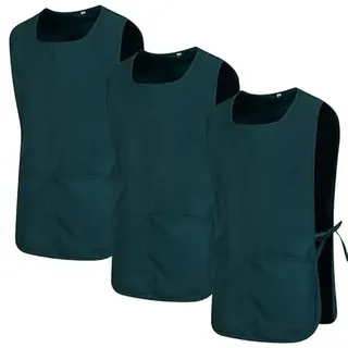 MISEMIYA - Paket 3 Einheiten - SCHÜRZE Reinigung ARBEITSUNIFORM KLINIK Krankenhaus Reinigung TIERARZT 3-3301 - X-Large, Grün 68