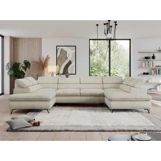 MKS Meble Wohnlandschaft Velvet 2-Sitzer Beige
