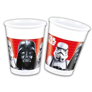 Procos 94686 Star Wars Plastikbecher, Mehrfarbig