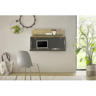 Home Affaire INOSIGN Wandsekretär »CiTY/GiRON«, zeitlos modern, wohnliches Home Office, Breite 100 cm, grau