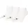 Sneaker Socken 3er Pack Weiß 39-42