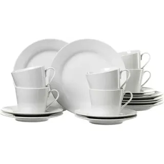 Ritzenhoff & Breker Kaffeeservice Bianco, 18-teilig, Porzellangeschirr