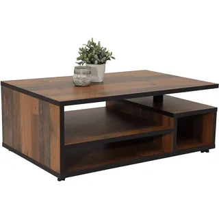 Hela Eike rollbar Oldwood schwarz / braun 110 x 68 x 50 cm