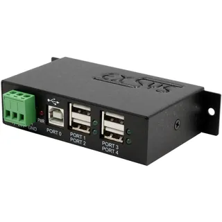 Exsys USB 2.0 Hub Metall 4-Port
