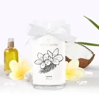JewelCandle Fleur de Monoi Duftkerze 400 g silber