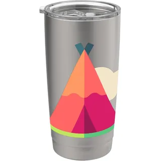 Wirklich wie Tipi Tipi Tipi Doppelwandiger Edelstahl-Thermobecher