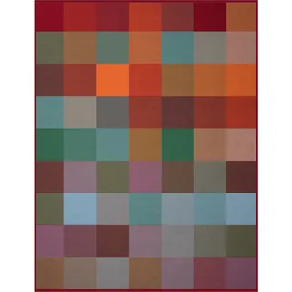 Biederlack Wohndecke »Woven« aus 100% Baumwolle, Kuscheldecke, rot