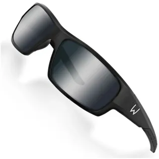 Westin W6 Sport 10 Matte Black LB Brown LM Silver Flash - Polbrille, Brille, Sonnenbrille Angelbrille