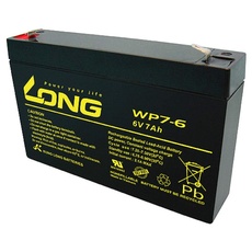 Akku Batterie Long WP7-6 6V 7Ah AGM Blei wie 7,0Ah 7.0Ah 7,2Ah 7,2Ah 8Ah