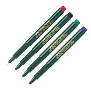 Faber-Castell 1511 Fineliner farbsortiert 0,4 mm, 10 St.