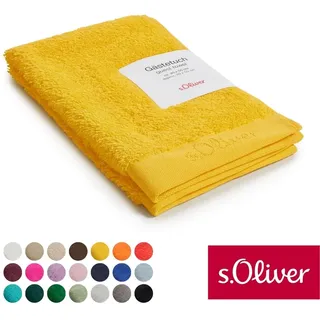 s.Oliver Gästehandtuch 30 x 50 cm gelb