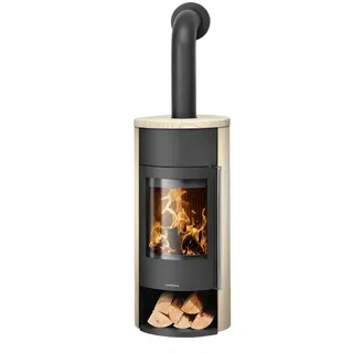 Oranier | Kaminofen | Polar Neo Aqua | 10 kW | Schwarz, Sandstein