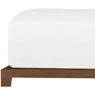 SCHIESSER Spannbettlaken Jersey 100 x 200 - 100 x 220 cm weiß
