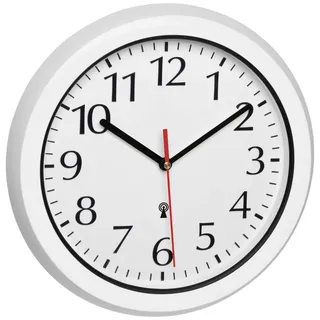 TFA Funk-Wanduhr 30 cm 60.3542.02 weiß