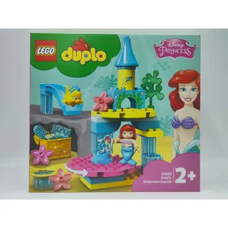 LEGO 10922 DUPLO Disney Princess Arielles Unterwasserschloss mit Arielle der kleinen Meerjungfrau Mini-Puppe, Spielzeug für Kleinkinder ab 2 Jahre - Grün