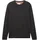 Basic Knit Pullover Schwarz/Grau Melange 3XL