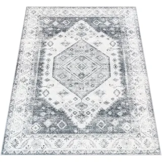 Paco Home Cambridge 463 Kurzflorteppich 60 x 100 cm Grau
