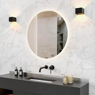 Badezimmerspiegel - Rund - 80 cm - Rahmenlos - Vorbestellen