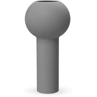 Cooee Design Cooee Pillar Vase, Keramik, Grau, 17 cm