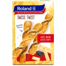 Roland Swiss Apero Käse-Mohn 100 g, 4er Pack (4 x 100 g)