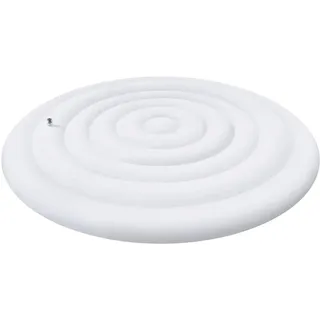 YIQIYOU Runde aufblasbare Abdeckung Spa Aufblasbare Thermoabdeckung mit Inflations- und Deflationsventil Winddicht regendichtem schneebedeckter isolierter Whirlpools-Deckel(Größe:145cm/4.7 Ft)