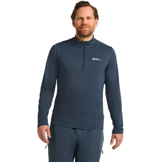 Jack Wolfskin Herren Sky Thermal Hz M Wander-Shirt, Midnight Sky, L EU