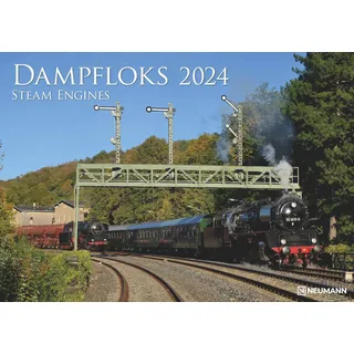 Dampfloks 2024 - Foto-Kalender - Wand-Kalender - 42x29,7: Steam Engines