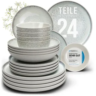 PURE LIVING INTERIOR DESIGN Ibiza Tafelservice 24-tlg. beige