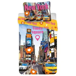 Wisam Reise Times Square New York Bettwäsche-Set 140×200cm, 70×90 cm