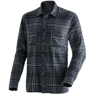 Maier Sports Predeal M Langarmhemd - Grey Check - 54