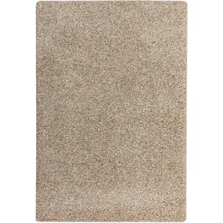 Steffensmeier Hochflorteppich 160/160 cm Twilight , Sandfarben , Textil , Uni , Quadratisch , 160x160 cm , Fasern thermofixiert (heatset) , Teppiche und Böden, Teppiche, Hochflorteppiche & Shaggys