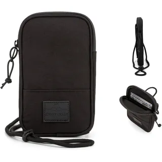 Johnny Urban Umhängetasche Herren & Damen Schwarz - Josh - Kleine Handytasche für Festival, Konzert & Urlaub - Handy Tasche Klein & Flach - Wasserabweisend