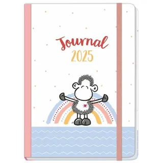 sheepworld Journal A5 2025: Übersichtliches und cooles Design. Knuffige Schaf-Cartoons und viel Platz zum Eintragen. (Bullet Journal Kalender Heye)