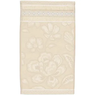 Pip Studio 3er Set Gästehandtuch Jasmin Jacquard Farbe Sand Größe 30x50 cm