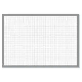 Sigel Schreibtischunterlage Squared A2 weiß/grau Papier 595 x 410 cm, 30 Blatt