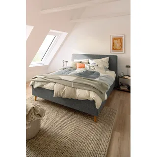 Schöner Wohnen SCHÖNER WOHNEN-Kollektion Bettwäsche Pebble 135 x 200 cm Renforce Grau