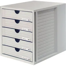 Bild Systembox Schubladenbox grau 1450-11