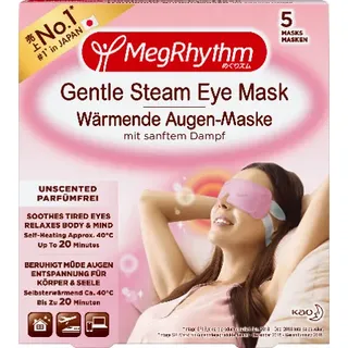 MegRhythm Wärmende Augen-Masken Parfumfrei 5 Stück