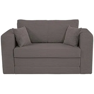 Xora Jugend- UND Kindersofa , Graubraun , Textil , Füllung: Schaumstoffflocken,Schaumstoffflocken , 136x78x72 cm , Wohnzimmer, Sofas & Couches, Schlafsofas, Sonstige Schlafsofas