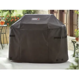 Weber Grillabdeckung One Size 45,21 x 129,54 x 106,68 cm Polyester schwarz