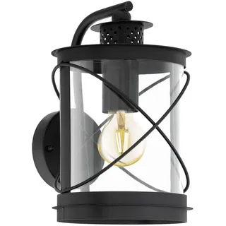 Maritime Wandaußenleuchte Schwarz E27 Fassadenleuchte Hauswandleuchte Wand Lampe