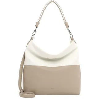 Beuteltasche EMILY & NOAH "Beutel E&N Frejus RUE 09", Damen, Gr. B/H/T: 34cm x 34cm x 10cm 0, beige (beige 400), PVC, Taschen Beuteltasche