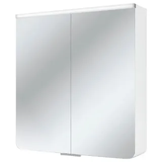 Spiegelschrank JOKEY "Xanto Line", weiß, B:62,9cm H:66,2cm T:15cm, MDF, Schränke, Spiegelschrank, weiß, 63 cm Breite