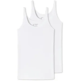 Schiesser Damen Top Trägertop Unterhemd 2er Pack Doppelpack - 178019