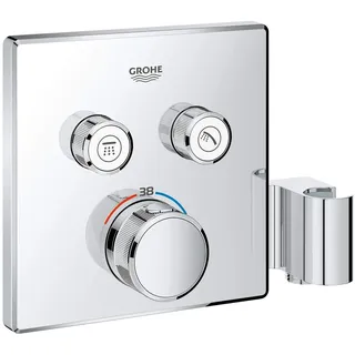 Grohe Grohtherm SmartControl Duschthermostat eckig für 2 Verbraucher Chrom 29125000
