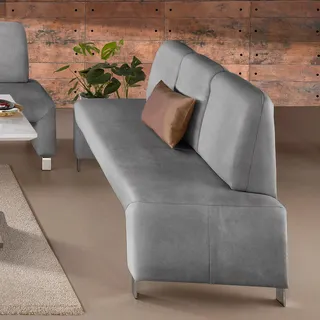 exxpo - sofa fashion »Intenso, Sitzbank, Breite 182 cm, wahlweise in Leder oder Textil« hohe Bodenfreiheit, frei im Raum stellbar, hoher Sitzkomfort,
