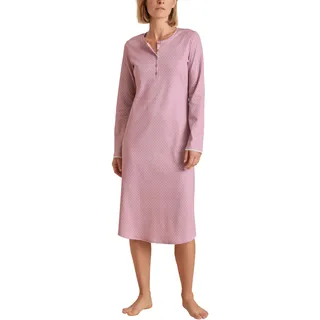 CALIDA Midnight Dreams Nachthemd Damen, Länge 110cm, aus 100% Dicker Baumwolle